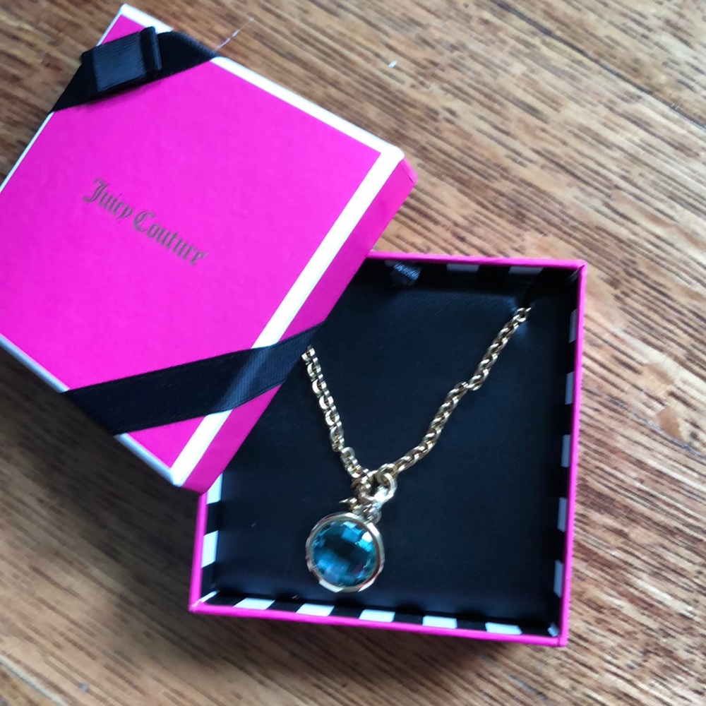 Juicy couture gold charm necklace NWT